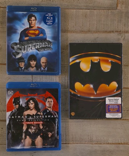 Movie lot superman batman - dc,